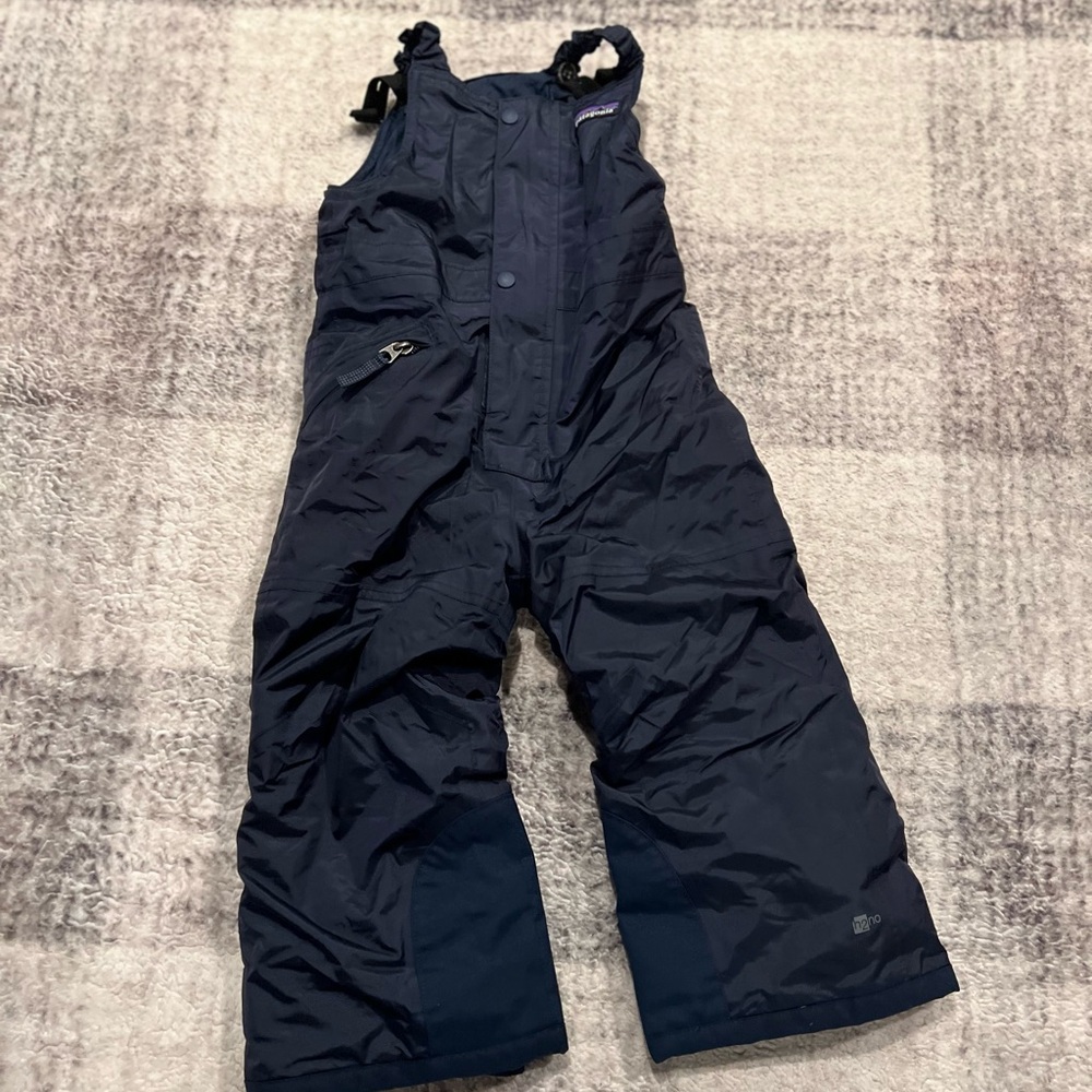Kids Patagonia Ski/Snow Bibs Navy 3T